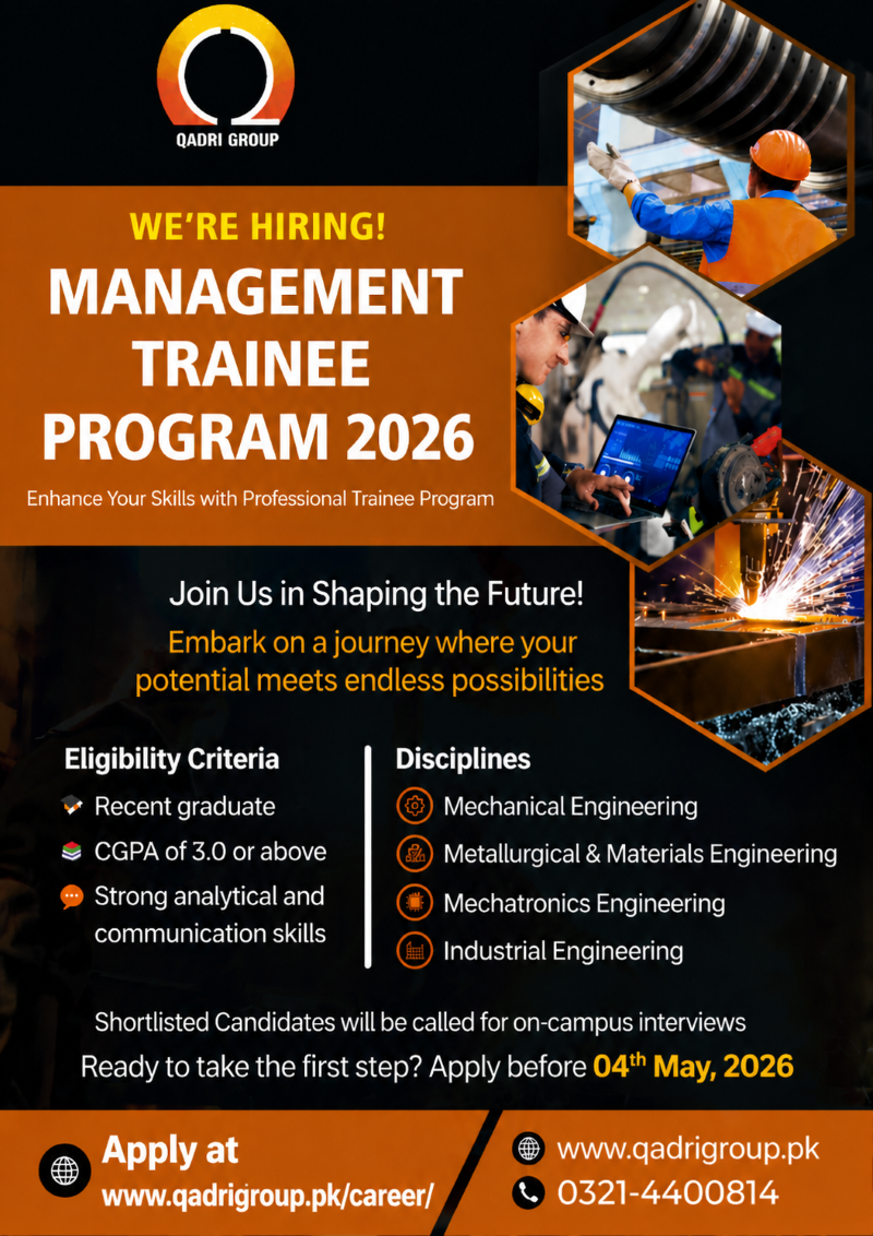 Management Trainee Program 2026 poster